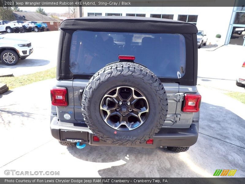 Sting-Gray / Black 2023 Jeep Wrangler Unlimited Rubicon 4XE Hybrid