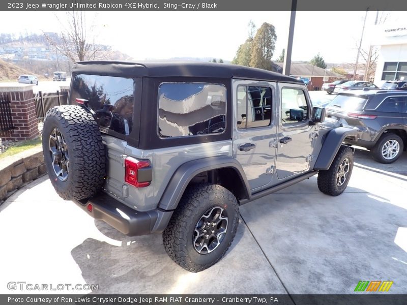 Sting-Gray / Black 2023 Jeep Wrangler Unlimited Rubicon 4XE Hybrid