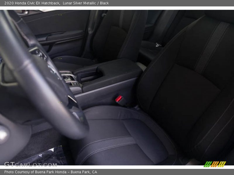 Lunar Silver Metallic / Black 2020 Honda Civic EX Hatchback