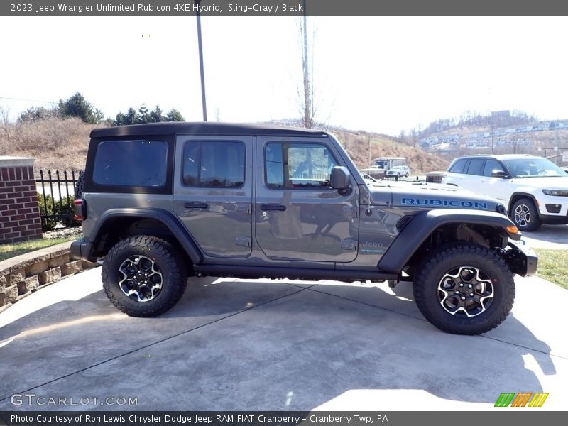 Sting-Gray / Black 2023 Jeep Wrangler Unlimited Rubicon 4XE Hybrid