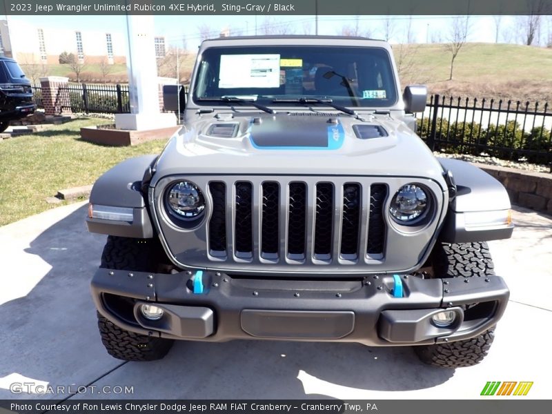 Sting-Gray / Black 2023 Jeep Wrangler Unlimited Rubicon 4XE Hybrid
