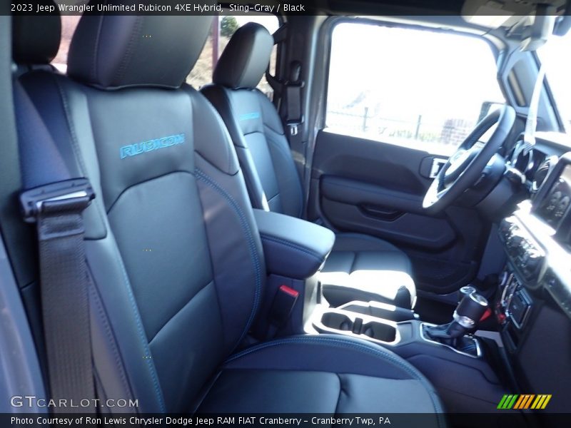 Front Seat of 2023 Wrangler Unlimited Rubicon 4XE Hybrid