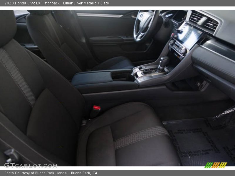 Lunar Silver Metallic / Black 2020 Honda Civic EX Hatchback
