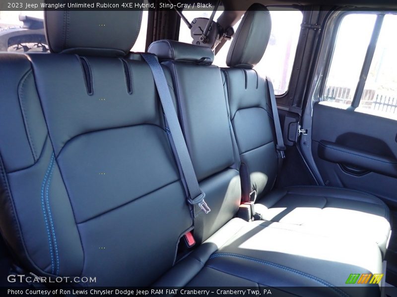 Rear Seat of 2023 Wrangler Unlimited Rubicon 4XE Hybrid