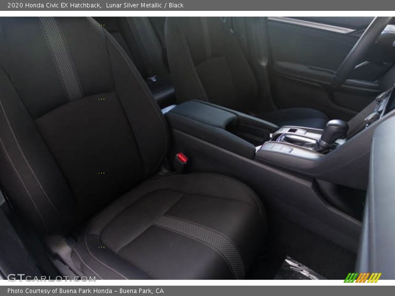 Lunar Silver Metallic / Black 2020 Honda Civic EX Hatchback