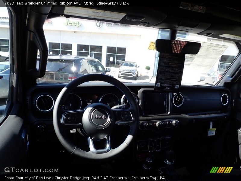 Sting-Gray / Black 2023 Jeep Wrangler Unlimited Rubicon 4XE Hybrid