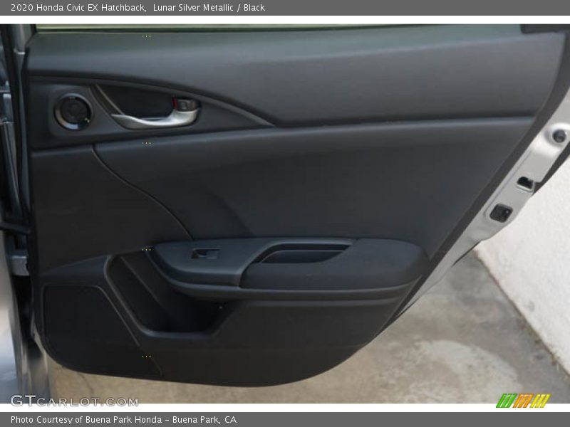 Lunar Silver Metallic / Black 2020 Honda Civic EX Hatchback