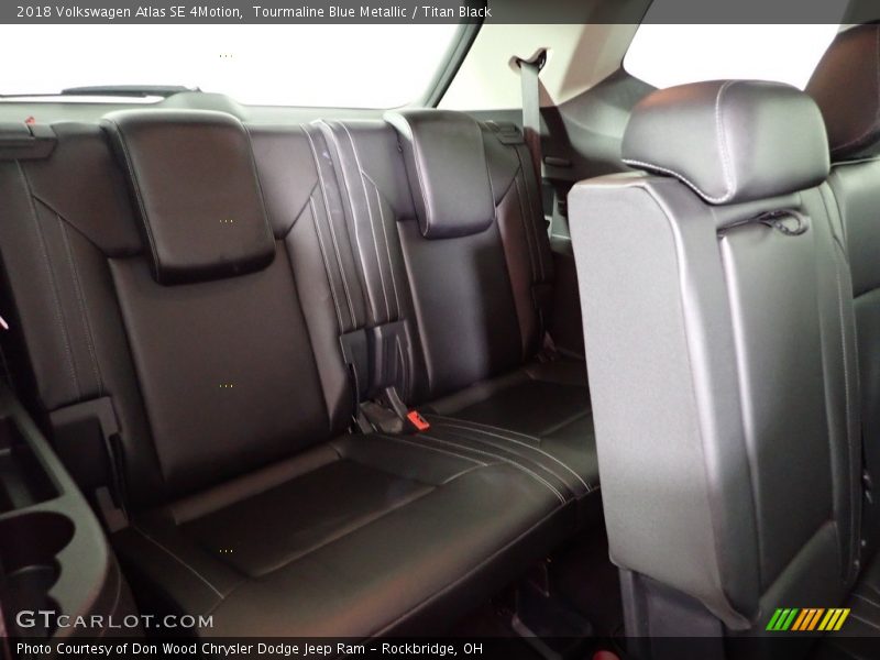Tourmaline Blue Metallic / Titan Black 2018 Volkswagen Atlas SE 4Motion