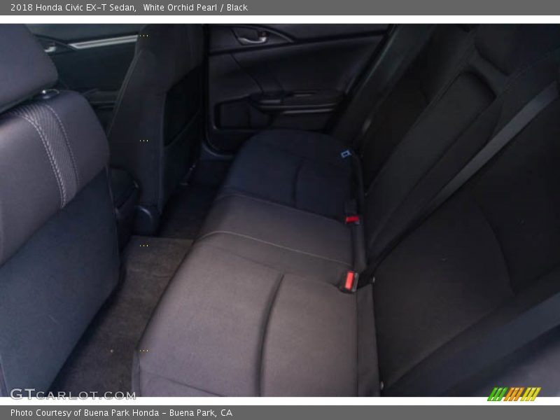 White Orchid Pearl / Black 2018 Honda Civic EX-T Sedan