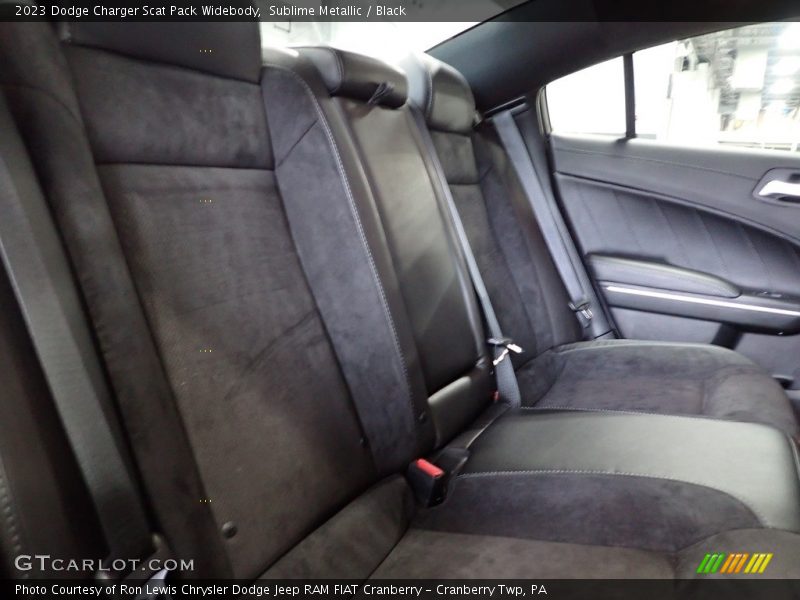 Rear Seat of 2023 Charger Scat Pack Widebody