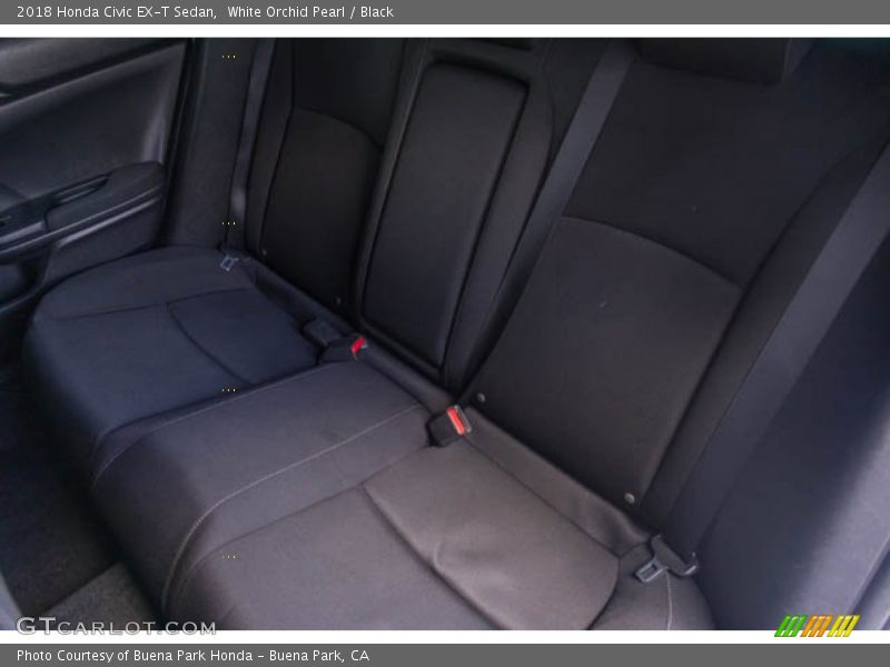 White Orchid Pearl / Black 2018 Honda Civic EX-T Sedan