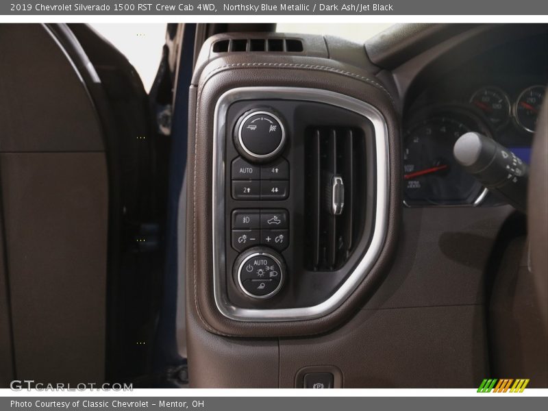 Northsky Blue Metallic / Dark Ash/Jet Black 2019 Chevrolet Silverado 1500 RST Crew Cab 4WD