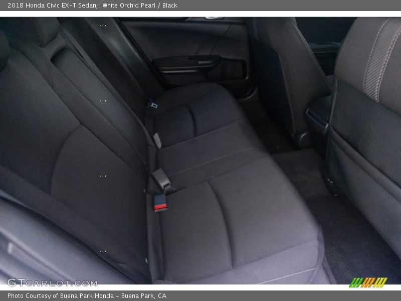 White Orchid Pearl / Black 2018 Honda Civic EX-T Sedan