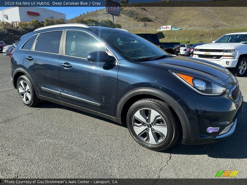 Deep Cerulean Blue / Gray 2019 Kia Niro LX Hybrid