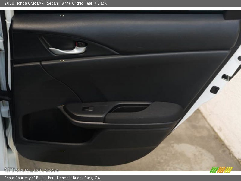 White Orchid Pearl / Black 2018 Honda Civic EX-T Sedan