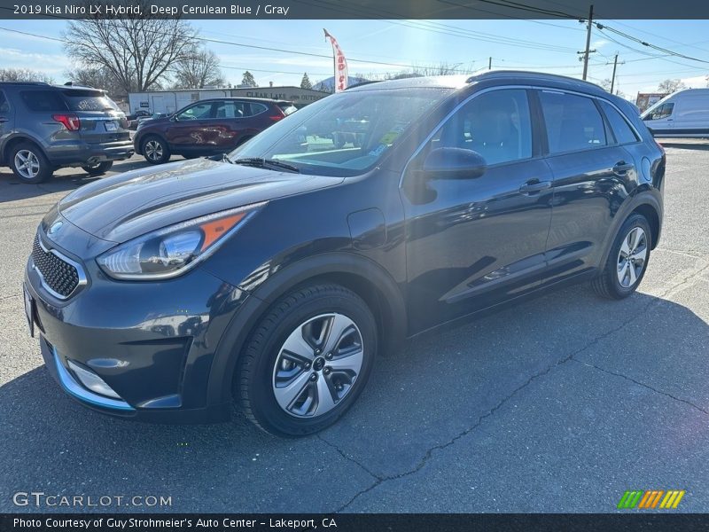 Deep Cerulean Blue / Gray 2019 Kia Niro LX Hybrid
