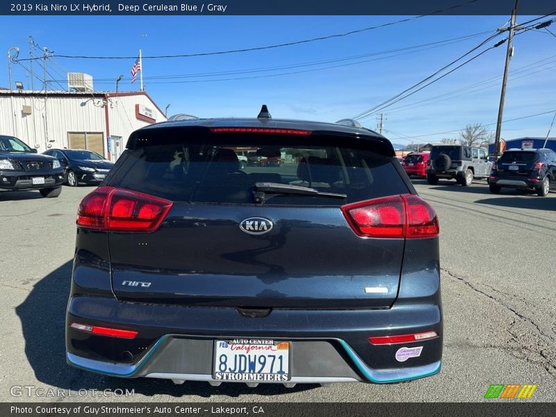 Deep Cerulean Blue / Gray 2019 Kia Niro LX Hybrid