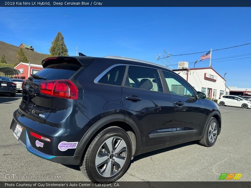Deep Cerulean Blue / Gray 2019 Kia Niro LX Hybrid