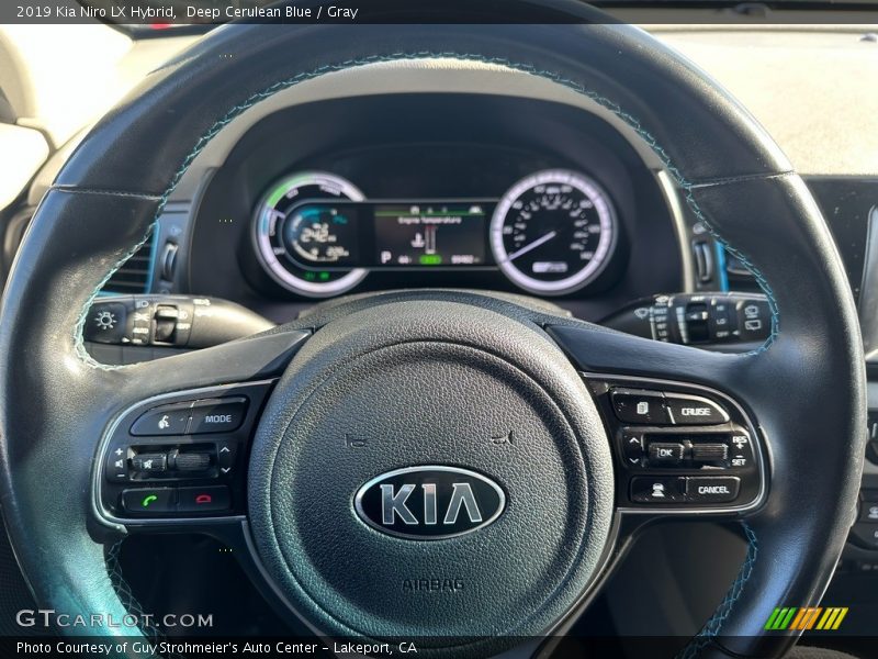 Deep Cerulean Blue / Gray 2019 Kia Niro LX Hybrid