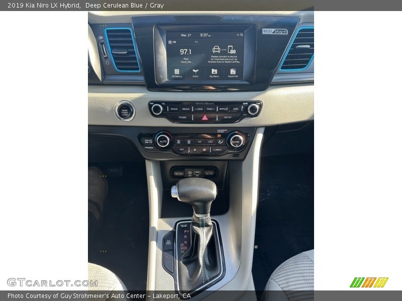 Deep Cerulean Blue / Gray 2019 Kia Niro LX Hybrid