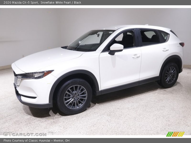 Snowflake White Pearl / Black 2020 Mazda CX-5 Sport