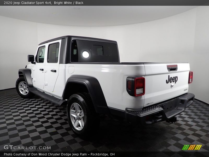 Bright White / Black 2020 Jeep Gladiator Sport 4x4