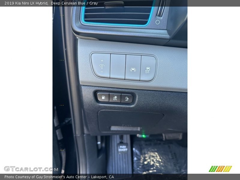 Deep Cerulean Blue / Gray 2019 Kia Niro LX Hybrid