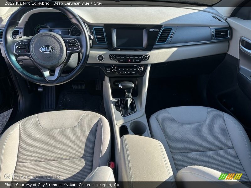 Deep Cerulean Blue / Gray 2019 Kia Niro LX Hybrid