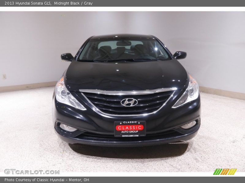 Midnight Black / Gray 2013 Hyundai Sonata GLS