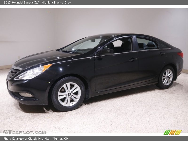 Midnight Black / Gray 2013 Hyundai Sonata GLS