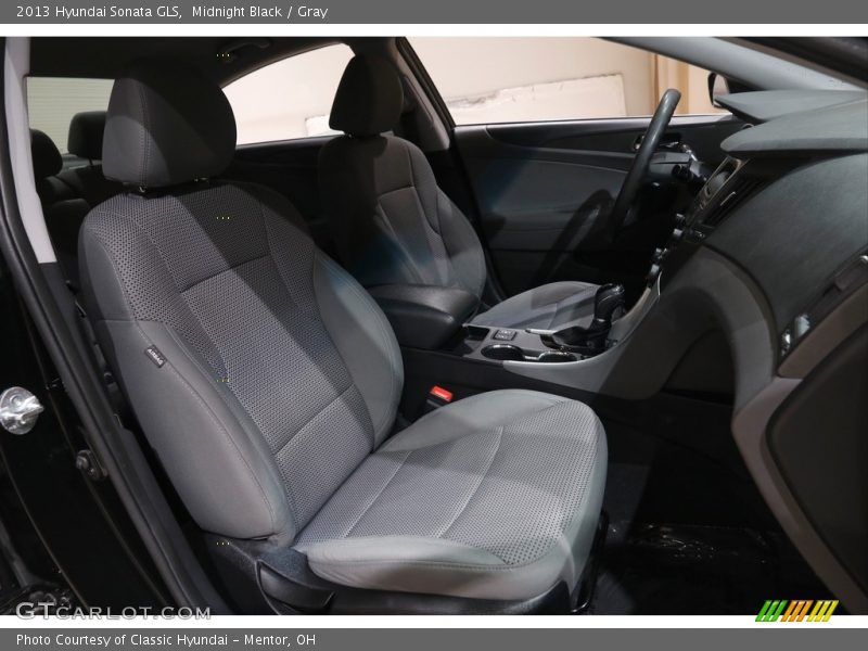 Midnight Black / Gray 2013 Hyundai Sonata GLS