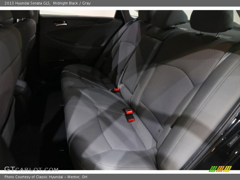 Midnight Black / Gray 2013 Hyundai Sonata GLS