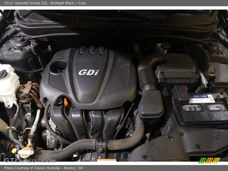 Midnight Black / Gray 2013 Hyundai Sonata GLS