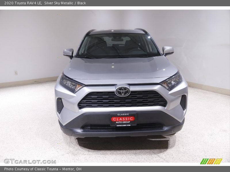 Silver Sky Metallic / Black 2020 Toyota RAV4 LE