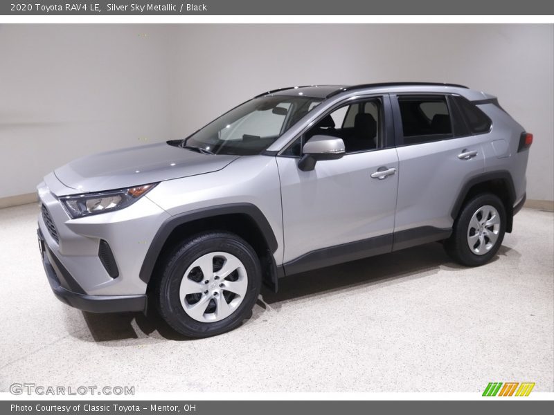 Silver Sky Metallic / Black 2020 Toyota RAV4 LE
