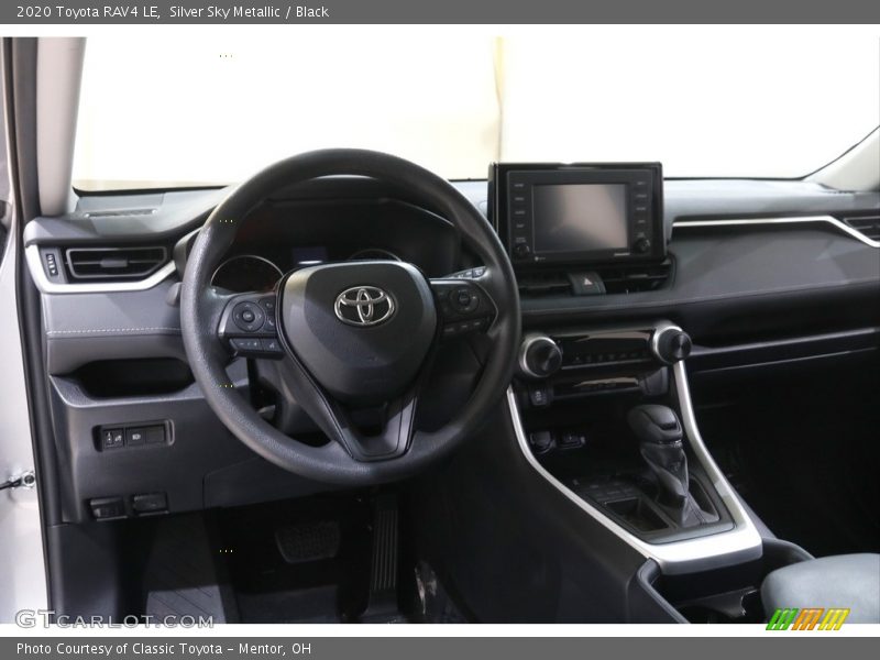 Silver Sky Metallic / Black 2020 Toyota RAV4 LE