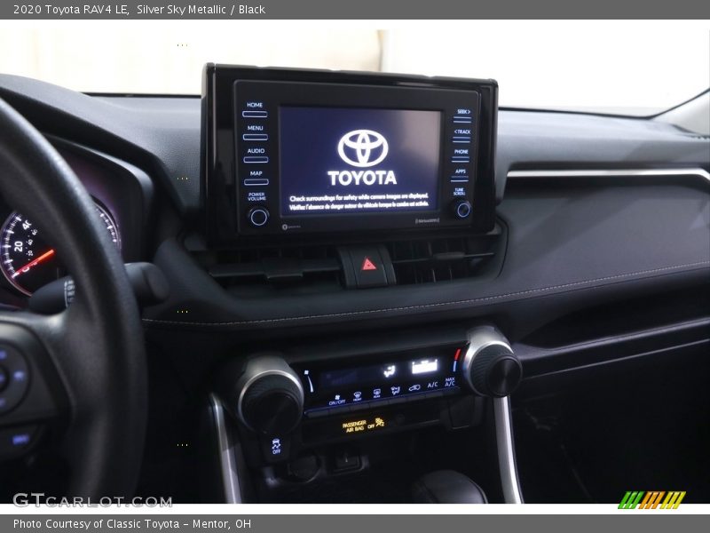 Silver Sky Metallic / Black 2020 Toyota RAV4 LE
