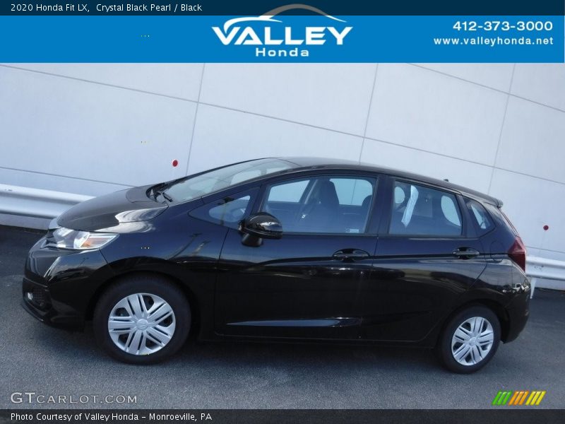Crystal Black Pearl / Black 2020 Honda Fit LX