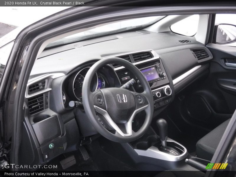 Crystal Black Pearl / Black 2020 Honda Fit LX