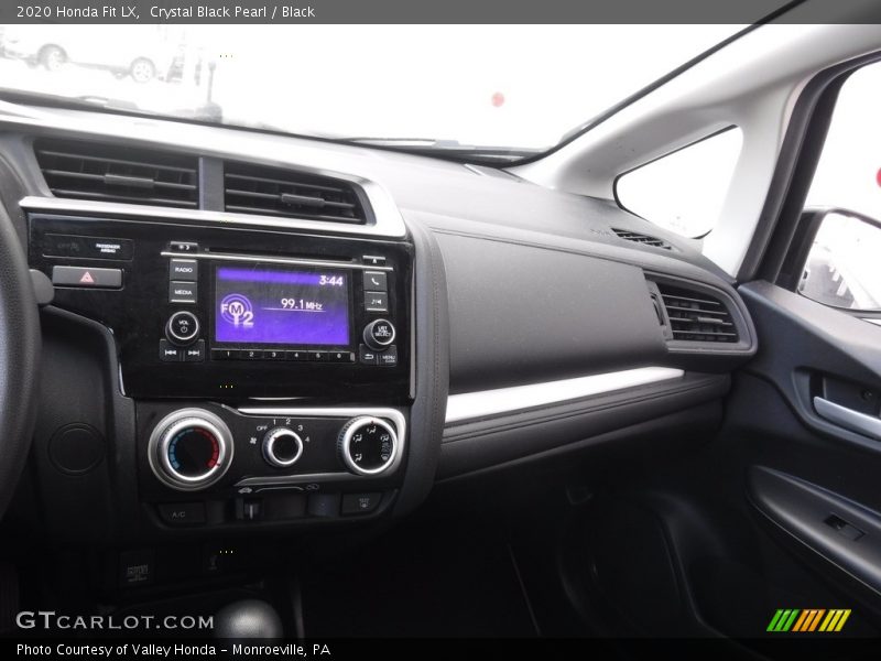 Crystal Black Pearl / Black 2020 Honda Fit LX
