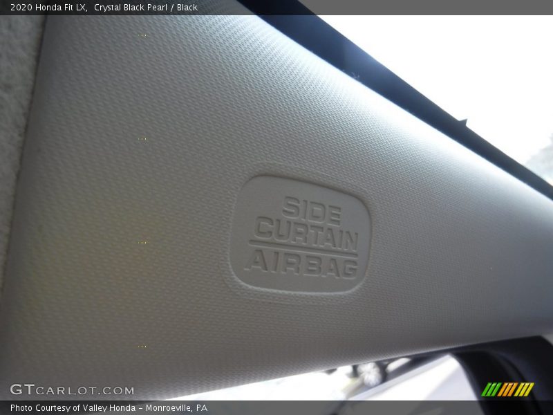 Crystal Black Pearl / Black 2020 Honda Fit LX