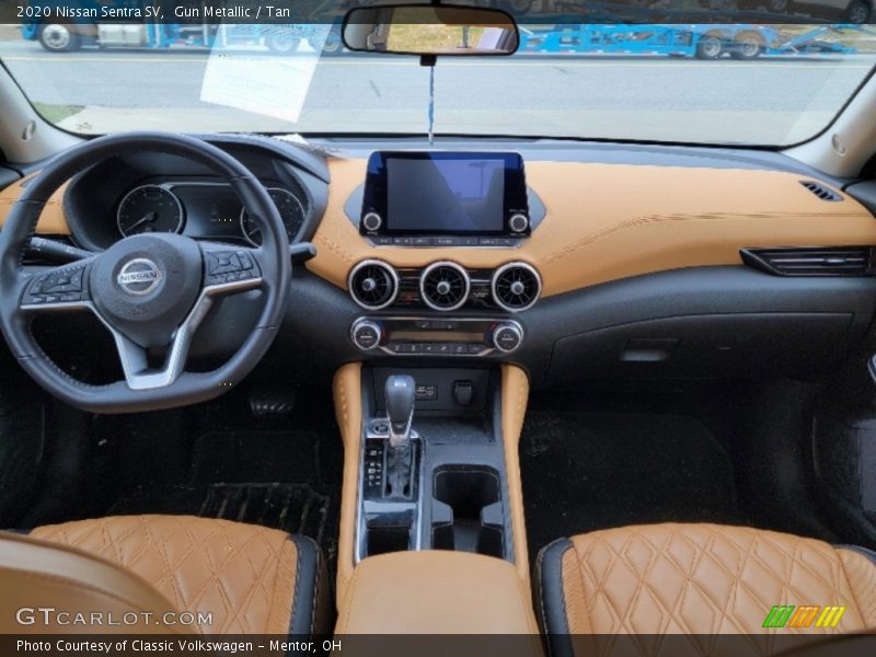  2020 Sentra SV Tan Interior