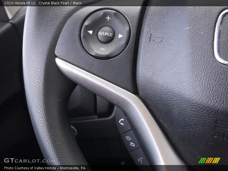 Crystal Black Pearl / Black 2020 Honda Fit LX