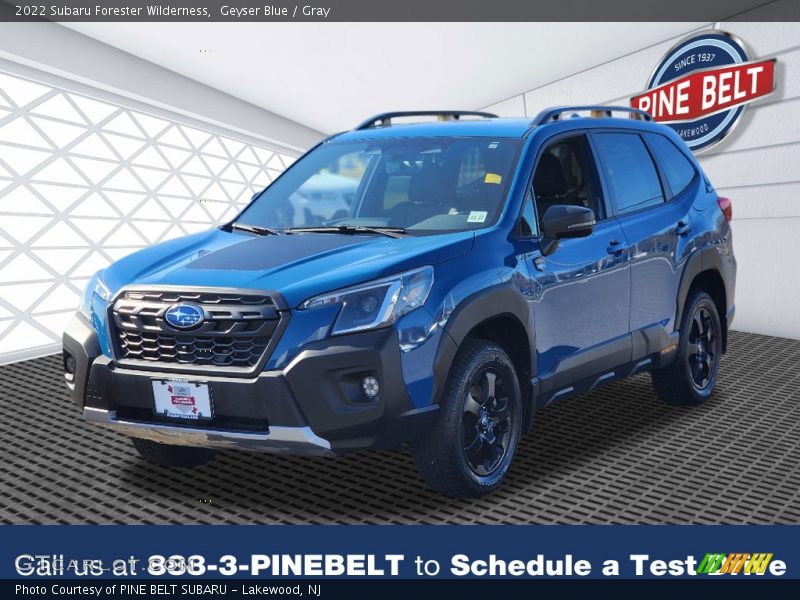 Geyser Blue / Gray 2022 Subaru Forester Wilderness