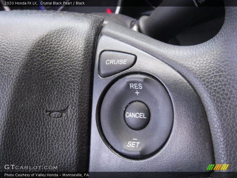 Crystal Black Pearl / Black 2020 Honda Fit LX