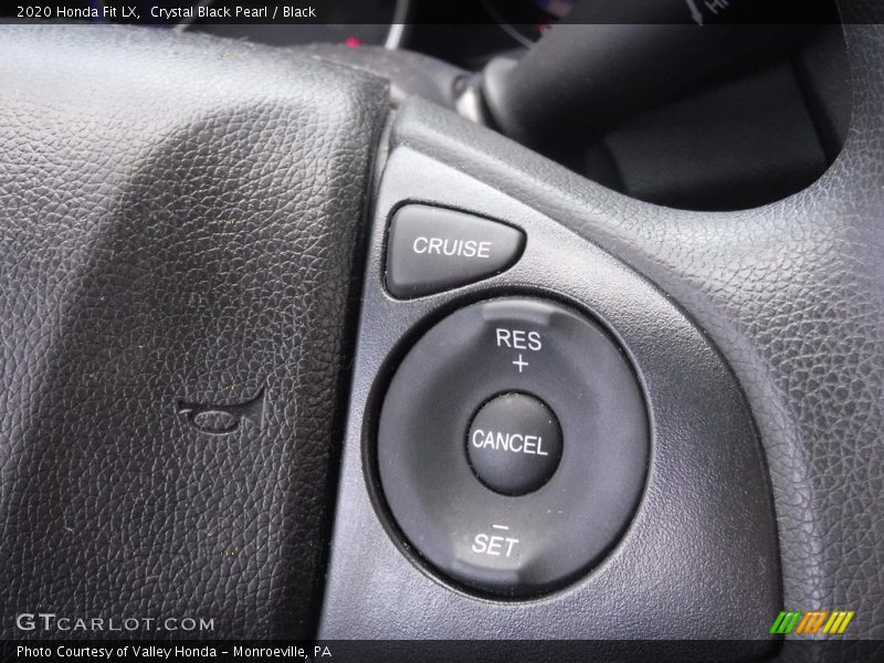 Crystal Black Pearl / Black 2020 Honda Fit LX