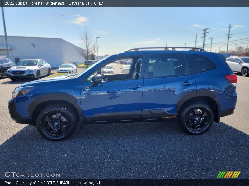 Geyser Blue / Gray 2022 Subaru Forester Wilderness