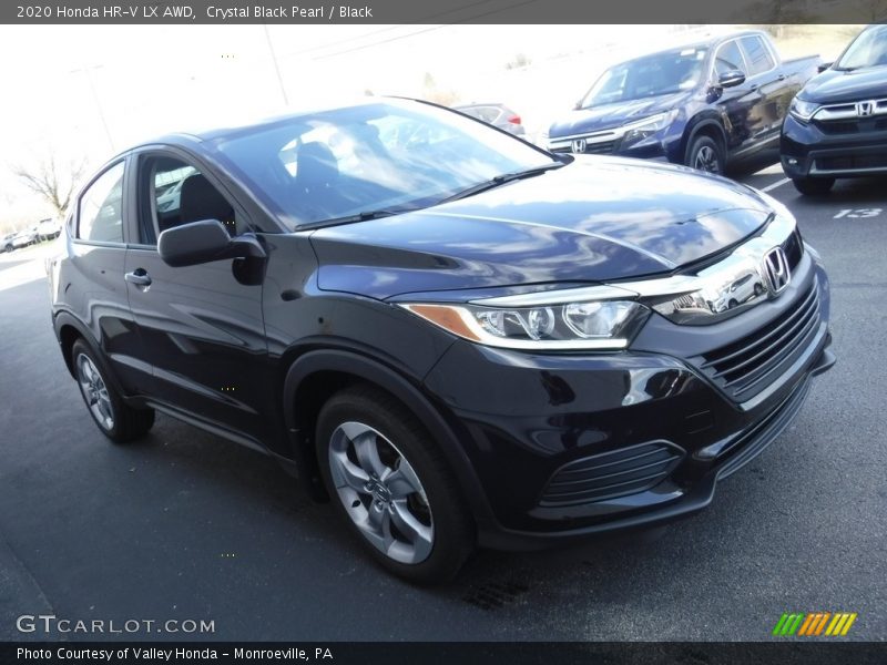 Crystal Black Pearl / Black 2020 Honda HR-V LX AWD