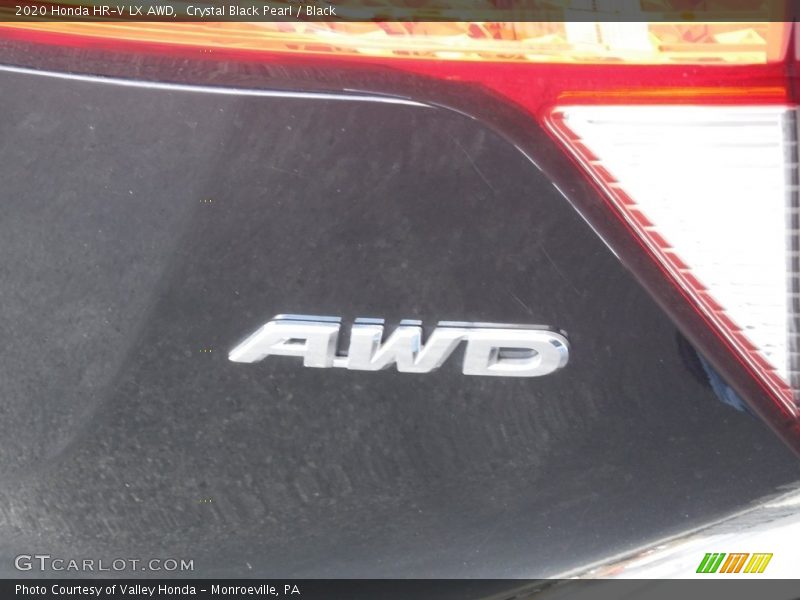 Crystal Black Pearl / Black 2020 Honda HR-V LX AWD