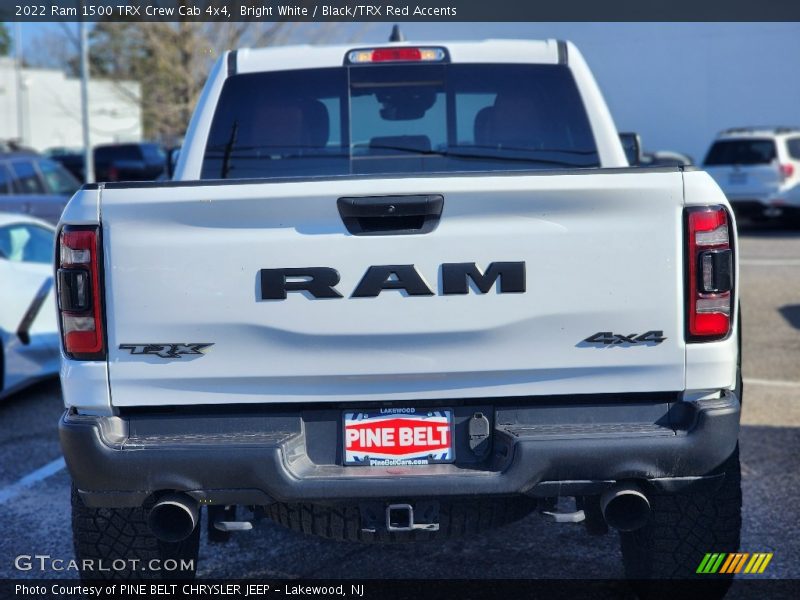 Bright White / Black/TRX Red Accents 2022 Ram 1500 TRX Crew Cab 4x4